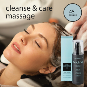cleanse ans care massage van Oolaboo actie bij 4 your hair Zutphen