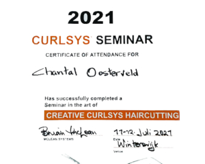 Curlsys certificaat Chantal 4YH Zutphen